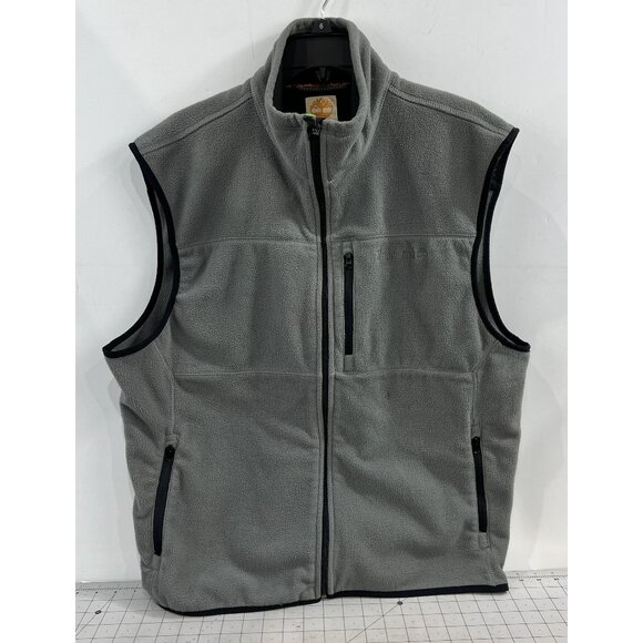 Timberland Other - Timberland Mens Gray Full-Zip Fleece Vest L With Pockets